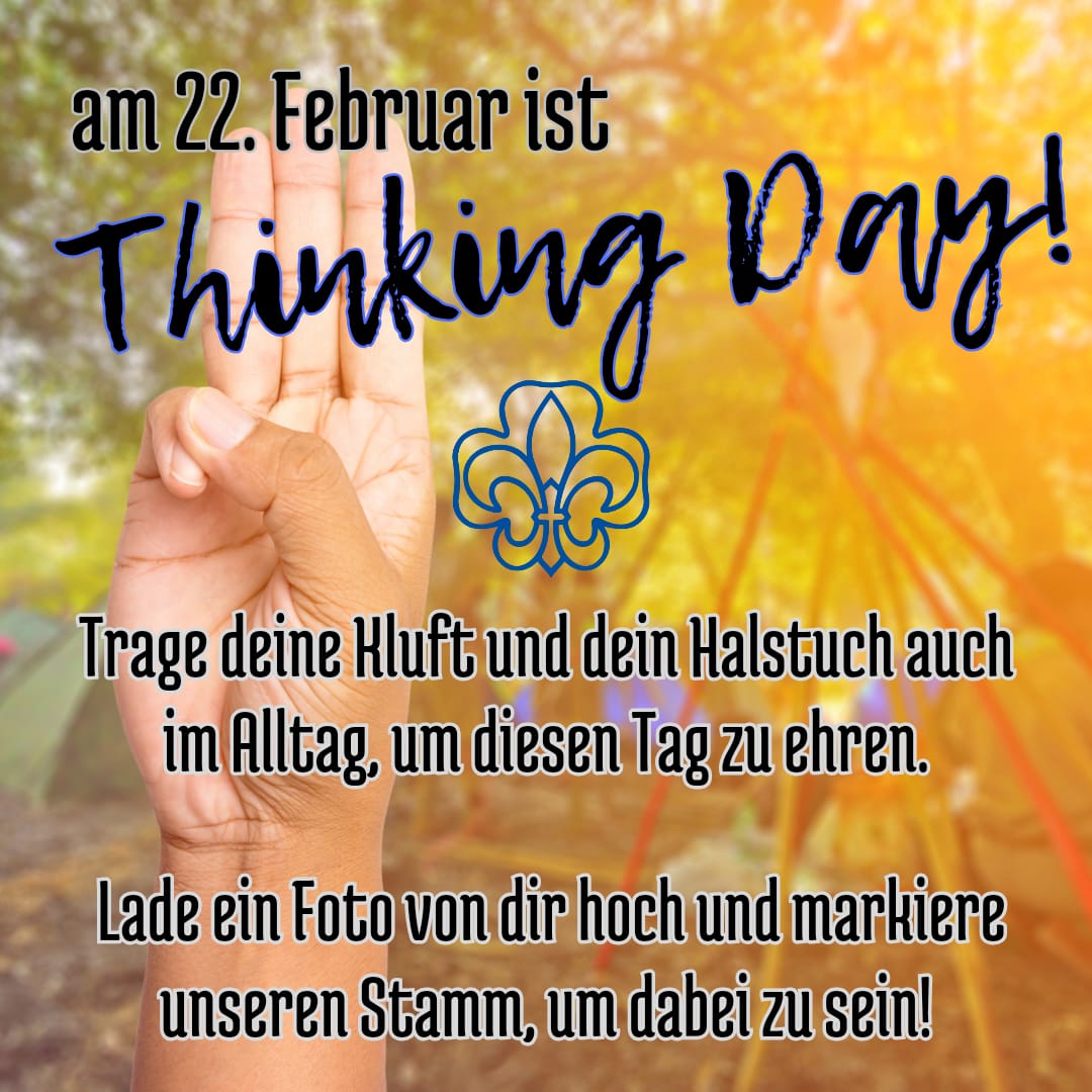 Am 22.Februar ist „Thinking Day“